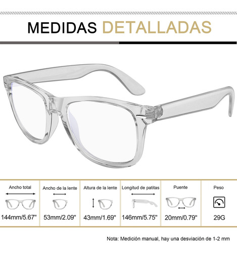 Lentes Fotocromáticos Computadora Anti Luz Azul Hombre Mujer Uv Anti Luz Solar Cuadrados De Moda Unisex Proteger Ojos Diseño Clásico Color Gris Brillante Y Claro
