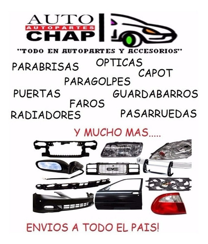 Trompa Parag Capot Optica Frente Chev. Corsa Classic