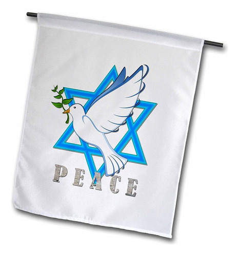 3drosa Paz. Estrella De David. Ama A Israel. - Bandera De Ja