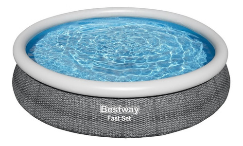 Imagen 2 de 9 de Pileta Inflable Bestway Redonda Grande 5377l 366x76cm 57273