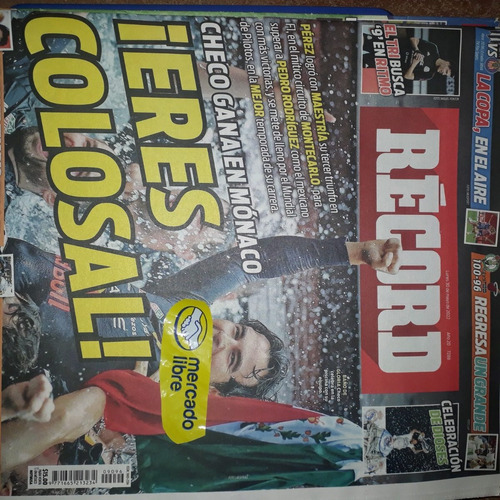 Periódico Récord Atlas Campeón Y Checo Pérez Gana Mónaco