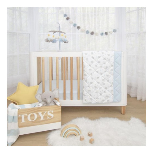 Imagen 5 de 5 de Móvil Musical Mason Elephant Living Textiles