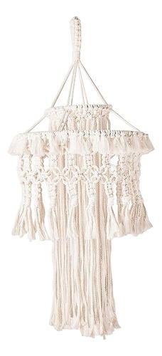 Boho Macrame Lamp Shade Woven Lampshade Para La Sala De