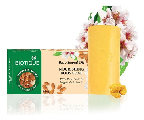 Biotique Bio - Jabon Corporal Nutritivo Con Aceite De Almend