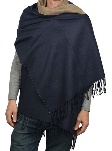 Pashmina Bufanda Mantón Ruana Hombre Gruesa 80% Algodón