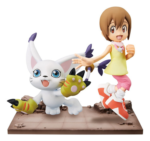 Figura Banpresto Hikari Y Tailmon Digimon Adventure Archives