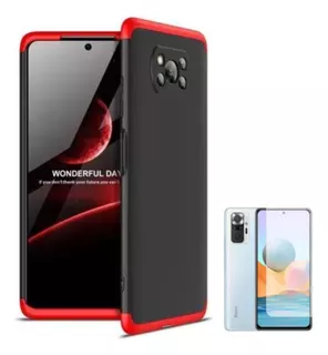 Case Funda Gkk 360° Para Xiaomi Poco X3 / Pro / Nfc + Vidrio