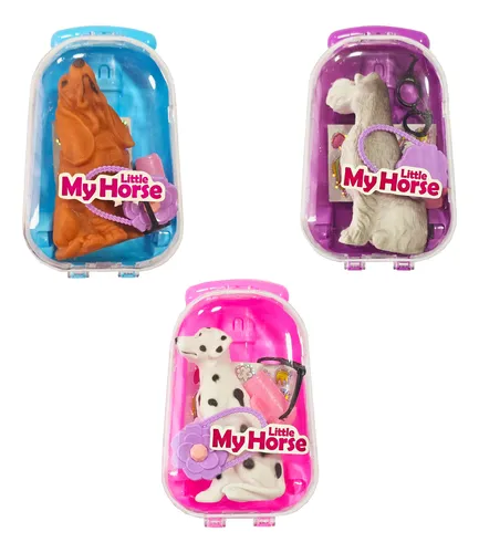 Perrito Perro Accesorios Sticker Juguete Niñas Maleta X 3uni