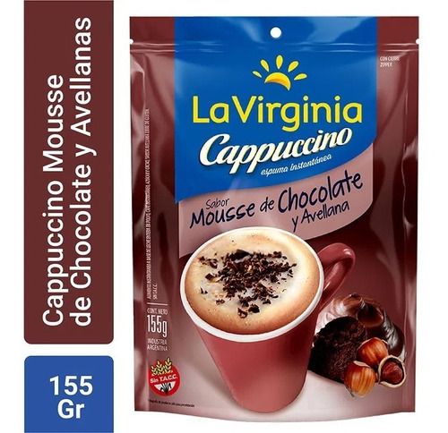 La Virginia Cappuccino Mousse De Chocolate Doypack 155g