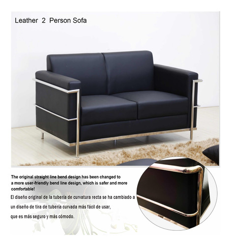Oferta, Sillón Tipo Le Corbusier 2 Cuerpos