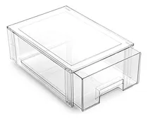 Comprar Bino | Cajón De Almacenamiento Apilable | Colección De Cajas | Contenedores De Almacenamiento Transparentes Con Cajones Para Organización Y Almacenamiento De Estantes De Despensa | Organizador De