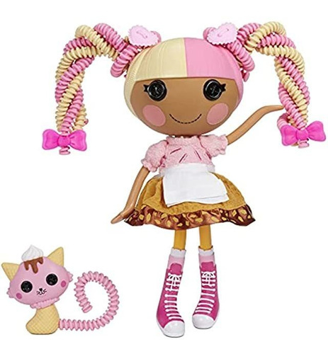 Lalaloopsy Silly Hair Doll- Scoops - Muñeca De Cono De Gofr