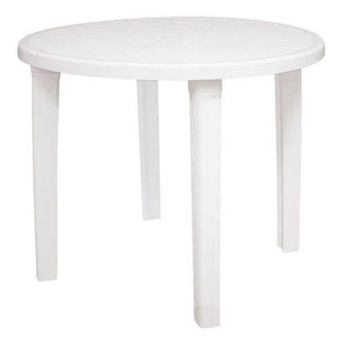 Mesa Tramontina Cassino 92301910 Redonda Plástica