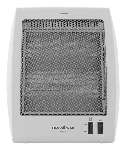 Aquecedor de ar Ab800b potência 800w branco Britânia 220v