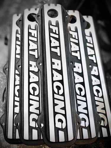 Imagen 4 de 6 de Tapa De Valvulas Fiat Racing 128 147 1 Uno Negra + Junta Cic