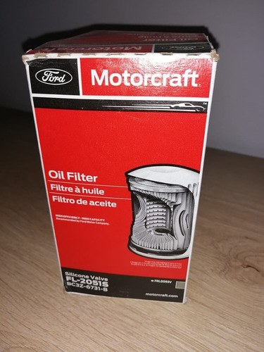 Filtro De Aceite Motorcarft Fl-2051s, Motor Petrolero