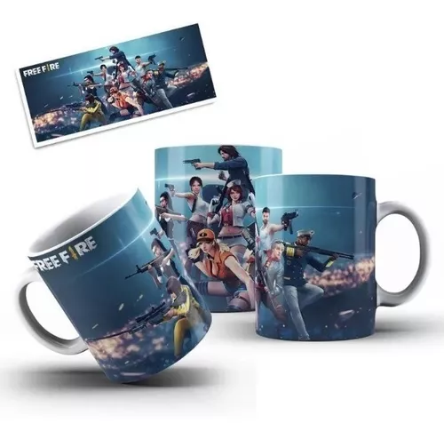 Caneca Gamer Free Fire Porcelana – Geração Bit Games