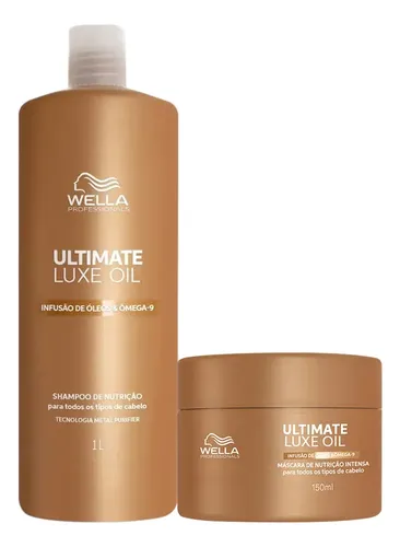 Kit Wella Professionals Ultimate Luxe Oil Shampoo + Máscara