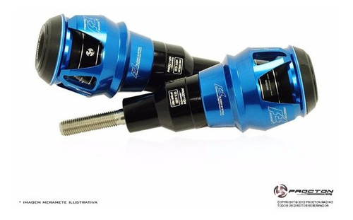Imagem 2 de 3 de Slider Dianteiro F1 Procton Racing Gsx S1000 2015 A 2022
