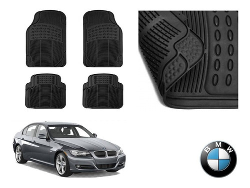 Kit Tapetes De Uso Rudo Bmw 330i 2007 Rubber Black Original