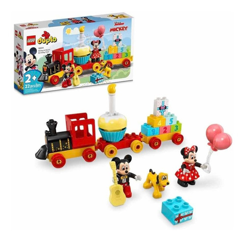 Lego Duplo 10941 Mickey Y Minnie Tren De Cumpleaños 22 Pzas