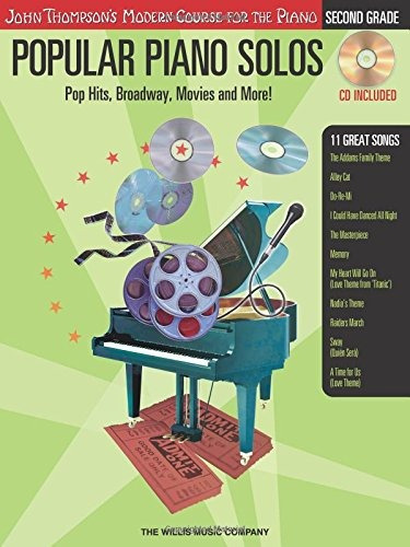 Popular Piano Solos  Grade 2  Bookaudio Pop Hits, Broadway, 