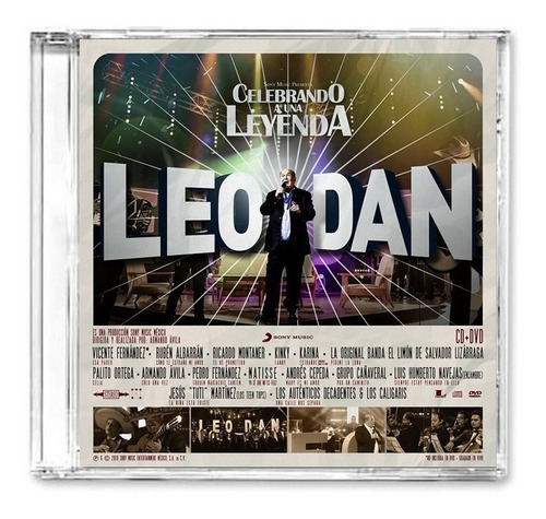 Imagen 1 de 1 de Leo Dan Celebrando A Una Leyenda En Vivo Cd + Dvd 2018 Nuevo