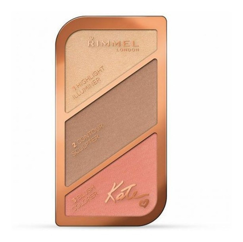 Sculpting Palette - Bronzer Rubor Iluminador -rimmel London