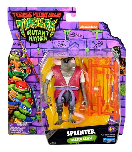 Tortugas Ninja Mutantes Adolescentes Mayhem Splinter Sensei