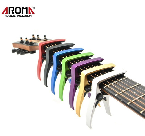 Kit Guitarra,capo, Afinador,porta Puas Con 10 Puas Envío G