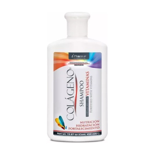 Colageno Shampoo Fortalecido Con Vitaminas 450 Ml