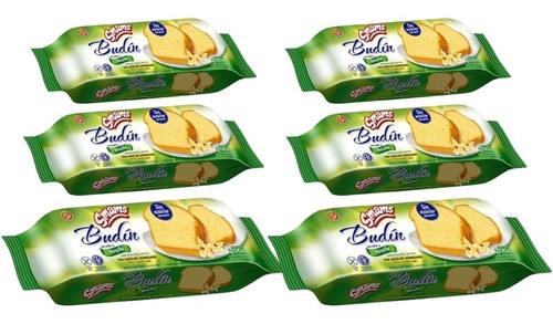 Budin Smams Vainilla Sin Azucar Libre De Gluten 200g Pack X6