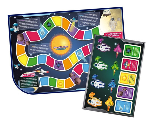 Láminas Magnéticas Adetec Juego Didáctico Viaje A La Luna