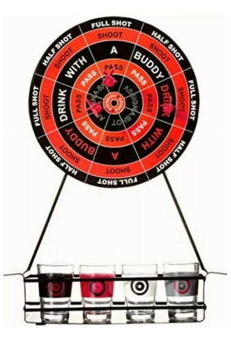 Juego De Shots Shot Glass Darts Bar Game Set Amigos Fiesta