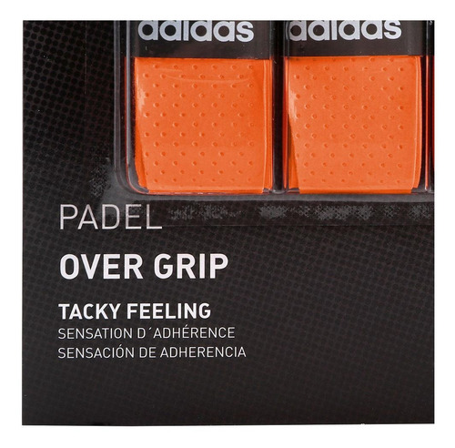 Overgrip adidas Padel E Beach Tennis X3 Naranja Fluor