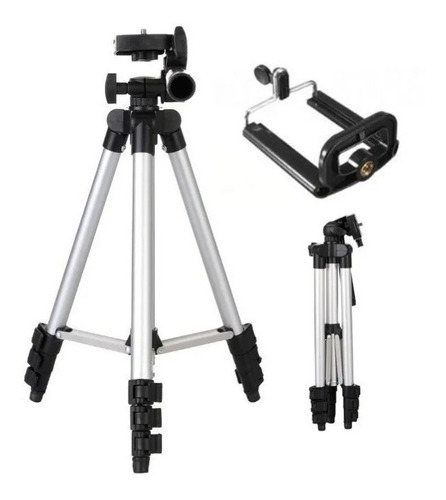 Tripé Universal Fotográfico Câmera E Celular Suporte 1,20m
