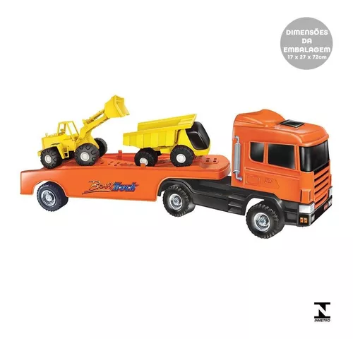 Brinquedo Caminhão Brutal Truck Abrindo Estradas Apolo 590