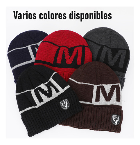 Gorro De Punto Cálido De Invierno Para Mujer + Bufanda 2ps