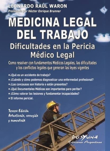 Medicina Legal Del Trabajo Waron Dosyuna Tienda Oficial