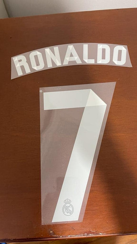 Parche Futbol Ronaldo 2 #7 Nombre Para Adulto Numero