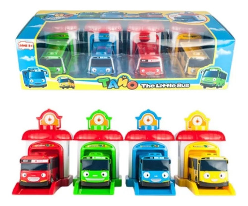 Conjunto De 4 Unidades/setayot Tayo The Little Bus Baby