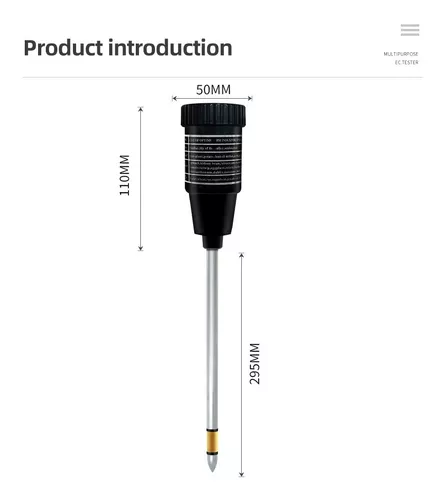 Medidor Ph Suelo Humedad Tierra Luz Plantas 3 En 1 3x1 Test GENERICO
