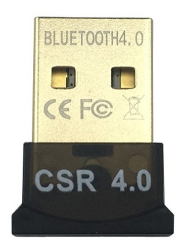 Imagen 1 de 1 de Adaptador Bluetooth V4.0 Usb Dongle Compatible Pc Notebook 