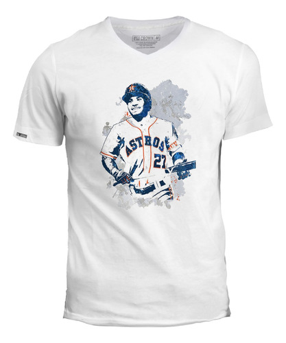 Camiseta Cuello V Jugador Astros 27 Gorra Houston Astros Ivk