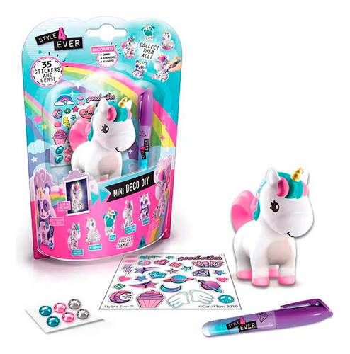 Muñeco Unicornio Perro Pinta Decora Brilla En La Oscuridad