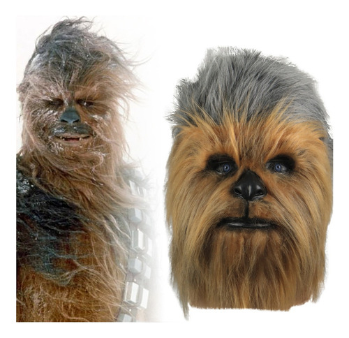 Ay Chewbacca Máscara De Cabeza Máscaras De Halloween Disfraz