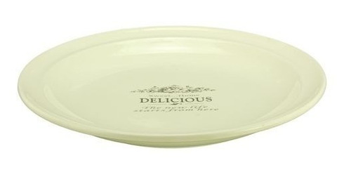 Plato De Ceramica Con Logo 26 Cm