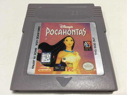 Cartucho Game Boy Disneys Pocahontas Nintendo