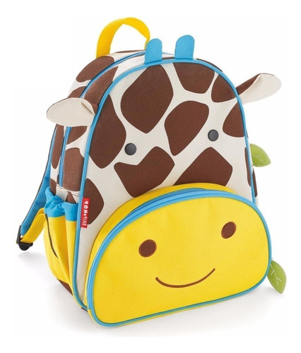 Mochila Zoo Infantil Girafa Amarelo Skip Hop Cor Branco-Amarelo