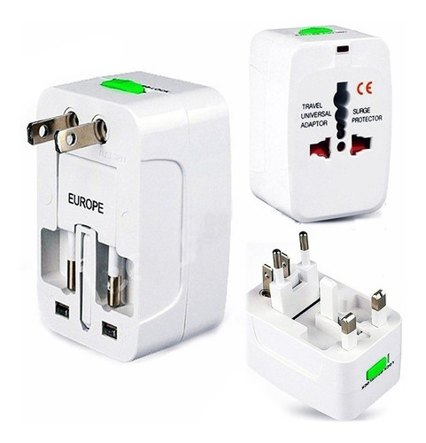 Imagen 1 de 4 de 3x Enchufe Universal De Viaje Adap De Corriente De Paises